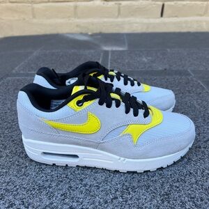 Custom Nike Air Max in Gray and Yellow